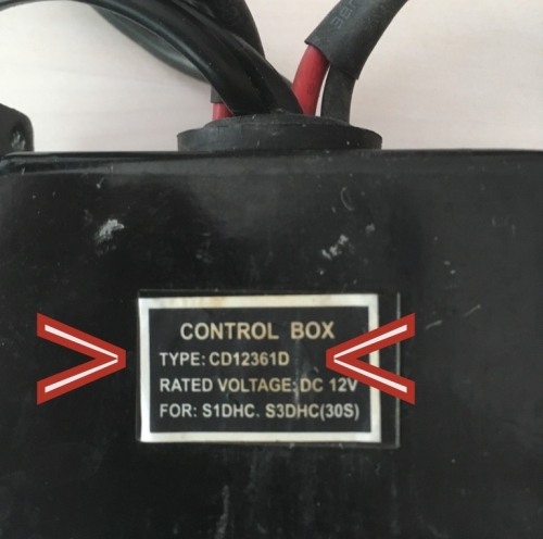 S1-DHC /S3-DHC regulateur Motocaddy